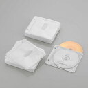 【スーパーSALE要エントリーで最大300%ポイントバック】ELECOM エレコムBlu-ray・CD・DVD対応不織布ケース 2穴 ホワイト CCD-NBWB...