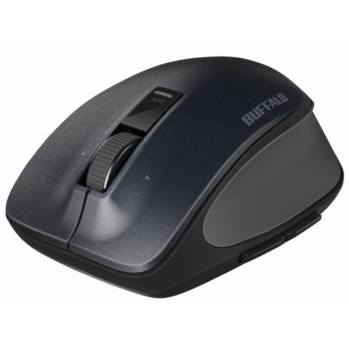 【18日は24時間限定クーポン配布！】BUFFALO バッファロープレミアムフィットマウス Mサイズ BK ブラック BSMBW500MBK(2426262)送料無料