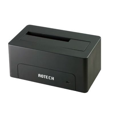 【18日は24時間限定クーポン配布！】AOTECH アオテックUSB3.0 HDDスタンド AOK-ONESHOT-U3S(2432542)送料無料