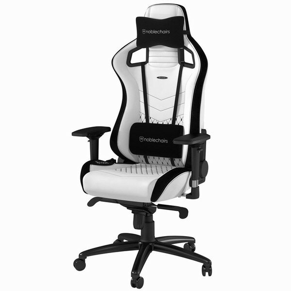 noblechairs ノーブルチェアーズnoblechairs EPIC ゲーミングチェア プレミアムホワイト NBL-PU-WHT-002(2452031)代引不可 送料無料