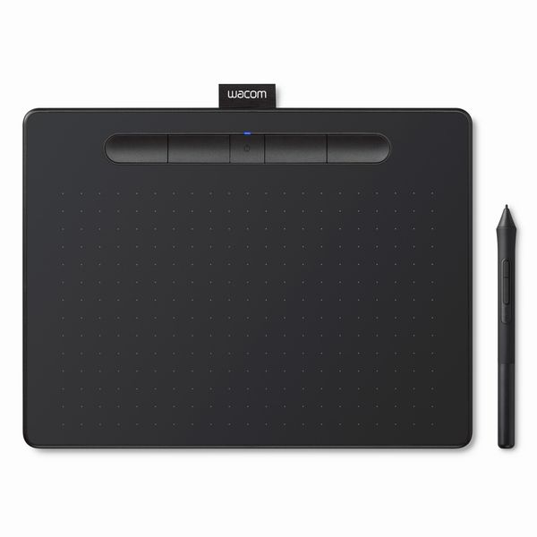 Wacom ワコムIntuos Mediumワイヤレス CTL-6100WL/K0 ブラック CTL-6100WL/K0(2447346)送料無料