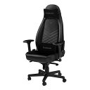 【20日は24時間限定クーポン配布】noblechairs ノーブルチェアーズゲーミングチェア ICON ブラック NBL-ICN-PU-BLA-SGL(2462617)代引不可 送料無料