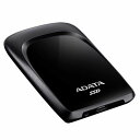 【9日20時〜限定クーポン!10日は要エントリーでポイント抽選!】ADATA エイデータポータブルSSD 480GB ブラック ASC680480GU32G2C...