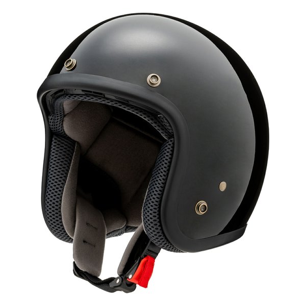 山城 YAMASIRO ヤマシロジェットヘルメット ブラックメタリック Lサイズ アジアンフィット YH-001BK/L(2495350)送料無料