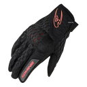 KOMINE コミネGK-243 PROTECT M-GLV BLK/RED L 06-243/BK/RD/L(2500418)代引不可 送料無料