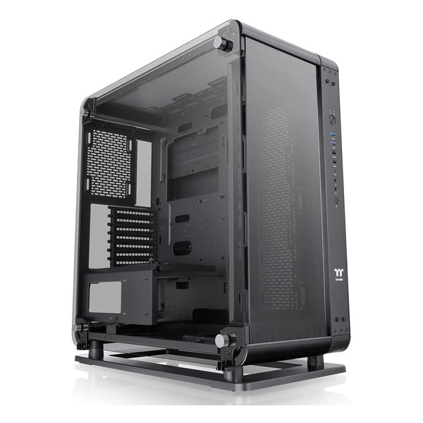 【6/10限定要エントリー2人に1人ポイントバック 全品P2倍＆クーポンも配布】Thermaltake サーマルテイクPCケース Core P6 TG -Black- ブラック CA-1V2-00M1WN-00 2530863 代引不可 送料無料