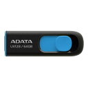 【スーパーSALE要エントリーで最大300%ポイントバック】ADATA エイデータUSB3.0フラッシュメモリ AUV128シリーズ 64GB ブラック+ブルー...