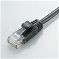 【9日20時〜限定クーポン!10日は要エントリーでポイント抽選!】ELECOM エレコムCAT6準拠 GigabitやわらかLANケーブル 3m ブラック LD...