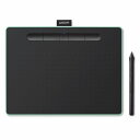 【11/1ポイント2倍&クーポン配布】Wacom ワコムIntuos Mediumワイヤレス CTL-6100WL/E0 ピスタチオグリーン CTL6100WLE0(2447348)送料無料