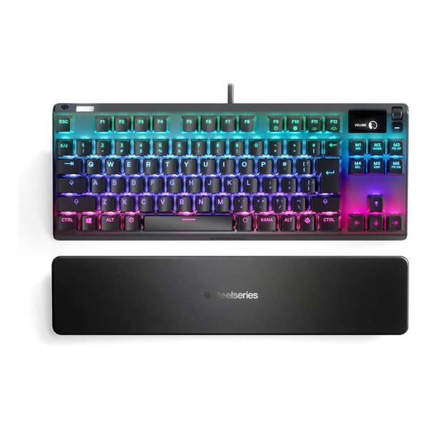 SteelSeries スティールシリーズメカニカルゲーミングキーボード テンキーレス Apex 7 TKL Blue Switch JP Q64756(2507149)送料無料