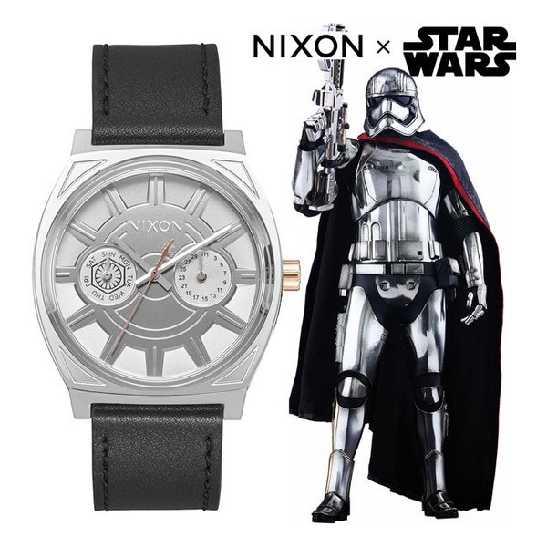 NIXON ニクソンCAPTAIN PHASMA TIME TELLER DELUXE スターウォーズ 文字盤シルバー A927SW2446(2514190)送料無料