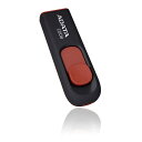 【スーパーSALE要エントリーで最大300%ポイントバック】ADATA エイデータUSB2.0 フラッシュメモリ 8GB スライド式 ブラック レッド AC00...