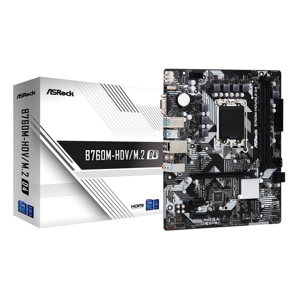 ASROCK åDOS/Vޥܡ B760M-HDV/M.2 D4(2559662)̵