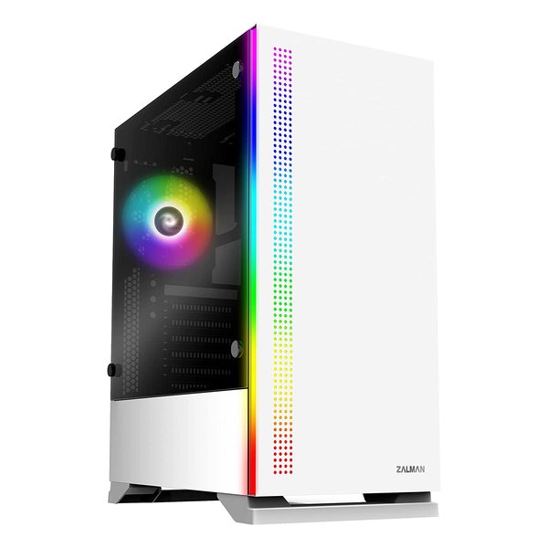 ZALMAN ザルマンザルマン S5 White ミドルタワーPCケース フラットデザイン ホワイト S5WHITE(2573943)代引不可 送料無料