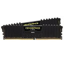 CORSAIR コルセアDDR4-2666 288Pin DIMM（8GB×2枚）CORSAIR Vengeance LPX Series ブラック CMK16GX4M2A2666C16(2395924)送料無料