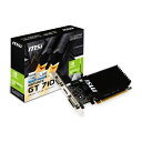 【4/1エントリーでポイント5倍＆ポイントバック！】MSI エムエスアイGeForce GT710 1GB ファンレス/ロープロファイル GT7101GD3HLP(2398343)送料無料 その1