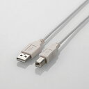 【6/1は24時間限定ポイントアップ&お得なクーポン配布!】ELECOM エレコムUSB2.0ケーブル1.0m ホワイト U2CBN10WH(2369518)(2)
