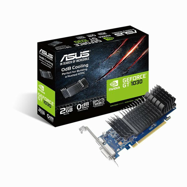 ASUS エイスースビデオカード NVIDIA GeForce GT 1030 PCI-Express X16 3.0 GT1030-SL-2G-BRK 2434552 送料無料