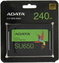 【スーパーSALE要エントリーで最大300%ポイントバック】ADATA エイデータ2.5 SSD 240GB SATA ASU650SS240GTR(2492051)送料無料(2)