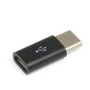【スーパーSALE要エントリーで最大300%ポイントバック】日本トラストテクノロジー ニホントランステクノロジmicroUSB→Type-C変換コネクター BK...