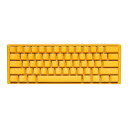 Ducky ダッキーキーボード One 3 Yellow Ducky Mini RGB Cherry Silent Red DKONE3YELLOWDUCKYRGBMSR(2531227)送料無料