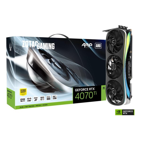 ZOTAC åGF RTX4070Ti 12GB ZTRTX4070TIAMPEXAIRO/ZT-D40710-10P(2559619)Բ ̵