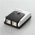 【25日は24時間限定クーポン配布&要エントリーでポイント抽選】ELECOM エレコムUSB2.0対応切替器 2回路 U2SW-T2(2153192)代引不可 送料無料
