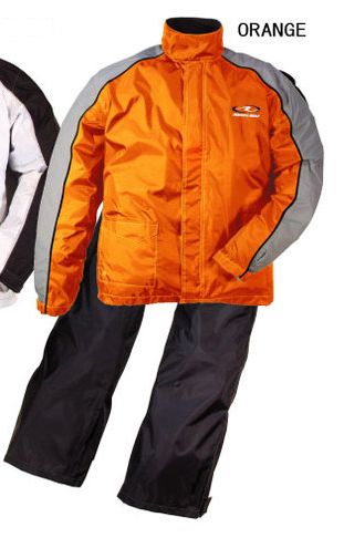 【10日は24時間限定クーポン配布】ROUGH&ROAD ラフアンドロードROUGH&ROAD Dテックスコンパクトレインスーツ オレンジ/Sサイズ /RR5232ORS RR5232ORS(2318518)代引不可 送料無料