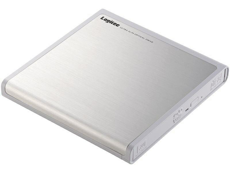 Logitec ロジテックポータブルDVDマルチドライブ 2.0/オールイン LDR-PMJ8U2VWH ホワイト(2408962)送料無料