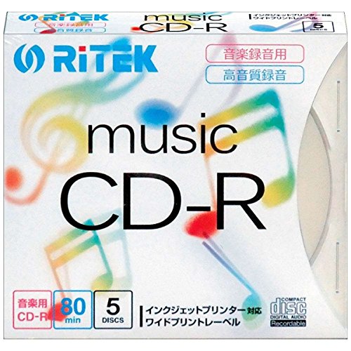 RITEK ライテックCD-R 音楽用 700MB 32倍