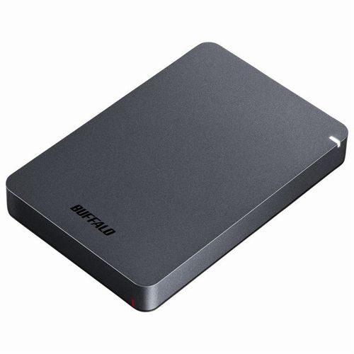 BUFFALO バッファローポータブルHDD 2TB 外付けHDD ブラック HDPGF2.0U3BBKA HD-PGF2.0U3-BBKA(2472209)送料無料