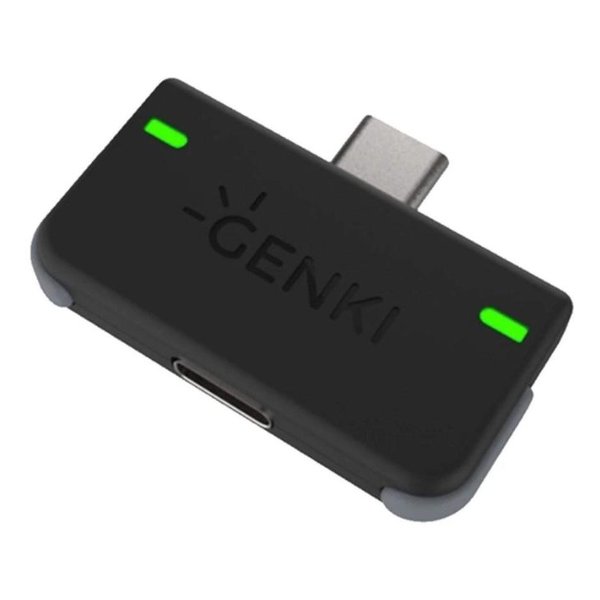 【10/15限定★抽選で2人に1人最大100%ポイントバック！要エントリー】GENKI Japan ゲンキGENKI USB-C オーディオアダプター グレー Nintendo Switch ニンテンドースイッチ GENKIAUDIOGRAY(2502393)送料無料