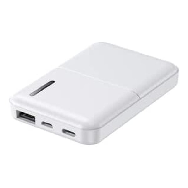 HI-DISC ハイディスクモバイルバッテリー 5000mAh コンパクト&スリム ホワイト HD-MB5000TAWH(2555345)送料無料