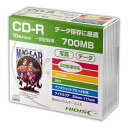 【5日は24時間限定クーポン配布&ポイントアップ】HI-DISC ハイディスクCD-R 52倍速 データ用 スリムケース入り 10枚 HDCR80GP10SC(...