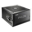 防振シリコンシート付属XPG PYLONにフィットする特注のシリコンシートを同梱。電源から発生する振動音や共振を防ぎます。DC/DCコンバータXPG PYLONはIntelのATXパワーサプライデザインガイドのスリープモード機能に適合しており、DC/DCコンバータによって＋12V出力を最大限活用することが可能です。電力供給の一定性や変換効率に優れ、ミドルからハイエンドまでのグラフィックカードやCPUとの組み合わせでもお使いいただけます。DC/DCコンバータによりリップルノイズを抑え、安定した電源供給を行うことによってPCコンポーネントの長寿命化が期待できます。80 Plus Bronze取得80 Plus Bronzeを取得しており、グレードに適した変換効率を実現。また、ErP 2014 Lot 3のレギュレーションにも適合しています。長時間の使用においても安定した耐久性を誇ります。105℃ 日本製メインキャパシタ高品質の105℃日本製メインキャパシタを採用。高い信頼性はもちろん、長寿命で安定した電圧で動作します。8つの保護回路豊富な保護回路を搭載しており、動作の安定性を高めています。過負荷保護（OPP）/過電流保護（OCP）/過電圧保護（OVP）/低電圧保護（UVP）/短絡保護（SCP）/過温度保護（OTP）/無負荷運転保護（NLO）/突入電流保護（SIP）。■対応規格:ATX 12V V2.4■電源容量:750 W■PFC:○■105℃コンデンサ:○■保護回路:OPP/OCP/OVP/UVP/SCP/OTP/NLO/SIP■1Wあたりの価格:\11■80PLUS認証:Bronze■ETA認証:SILVER■PCI Expressコネクタ:6+2ピンx4■SATA:8 個■ペリフェラル:3 個■FDD:1個■サイズ:150x140x86 mm■重量:2.12 kg