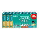 【30日限定クーポン配布】Fujitsu 富士通 フジツウロングライフプラス単4-20P アルカリ乾電池単4 Long Life Plus 20個パック LR0...