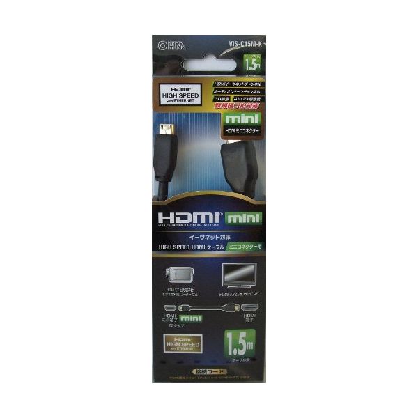 ��10����24���ָ��ꥯ���ݥ����ۡ�OHM �������ŵ��ߥ�HDMI�����֥� 1.5m VISC15MK(2290131)����̵��
