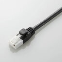 【5/1は24時間限定ポイントアップ&お得なクーポン配布中!】ELECOM エレコムCAT6爪折防止3m LD-GPT/BK30(2322518)送料無料