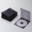 【スーパーSALE要エントリーで最大300%ポイントバック】ELECOM エレコムBlu-ray/DVD/CDプラケース クリアブラック CCD-JSCSW10...