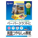 【15日限定クーポン配布】SANWA SUPPLY サンワサプライインクジェット厚紙/A4/50枚 JP-EM1NA4N-50(2408117)