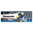 【15日は24時間限定クーポン配布&要エントリーでポイント抽選!】Panasonic パナソニックW乾電池エボルタネオ単4形12S お買得P PANLR03NJ...
