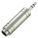 【スーパーSALE要エントリーで最大300%ポイントバック】OHM オーム電機変換プラグ 6.3φステレオ標準ジャック-3.5φステレオミニプラグ AUDP30...