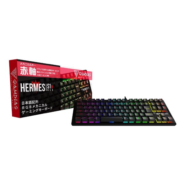 ENDGAME GEAR エンドゲームギアHERMES S1R-JP RGB ゲーミング日本語配列  ...