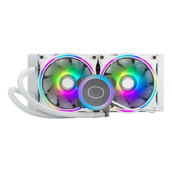 Cooler Master クーラーマスターCPUクーラー MasterLiquid ML240 Illusion White Edition MLX-D24M-A18PW-R1(2513813)代引不可 送料無料