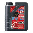 【スーパーSALE要エントリーで最大300%ポイントバック】LIQUI MOLY リキ モリ2輪車用 エンジンオイル 4T 5W40 StreetRace MO...