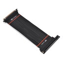 Thermaltake サーマルテイク90度アダプター付きライザーケーブルPCI Express Extender 90°Cable PCI-E4.0 200mm AC-060-CO1OTN-C2(2573457)代引不可 送料無料