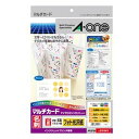 【20日は24時間限定クーポン配布】A-one エーワンA4名刺10面白10枚光沢 Q51041(0086951)