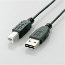 【スーパーSALE要エントリーで最大300%ポイントバック】ELECOM エレコム両面挿しUSBケーブル/ A-B /3.0m/ブラック U2C-DB30BK(...