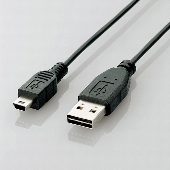 2024ָꥯݥۡELECOM 쥳ξޤUSB֥/ A-miniB /2.0m/֥å U2C-DMB20BK(2323759)