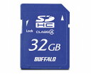 【5/1は24時間限定ポイントアップ&お得なクーポン配布中!】BUFFALO バッファローClass4 SDHCカード 32GB RSDC-S32GC4B(23...